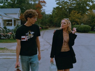 Dustin Ingram and Kim Cattrall