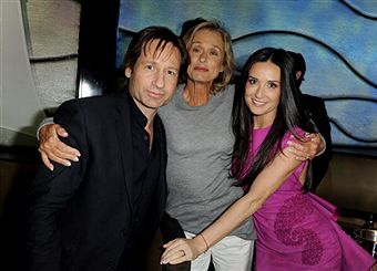 David Duchovny Lauren Hutton Demi Moore