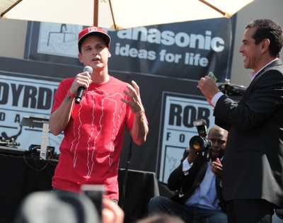 Rob Dyrdek Antonio Villaraigosa